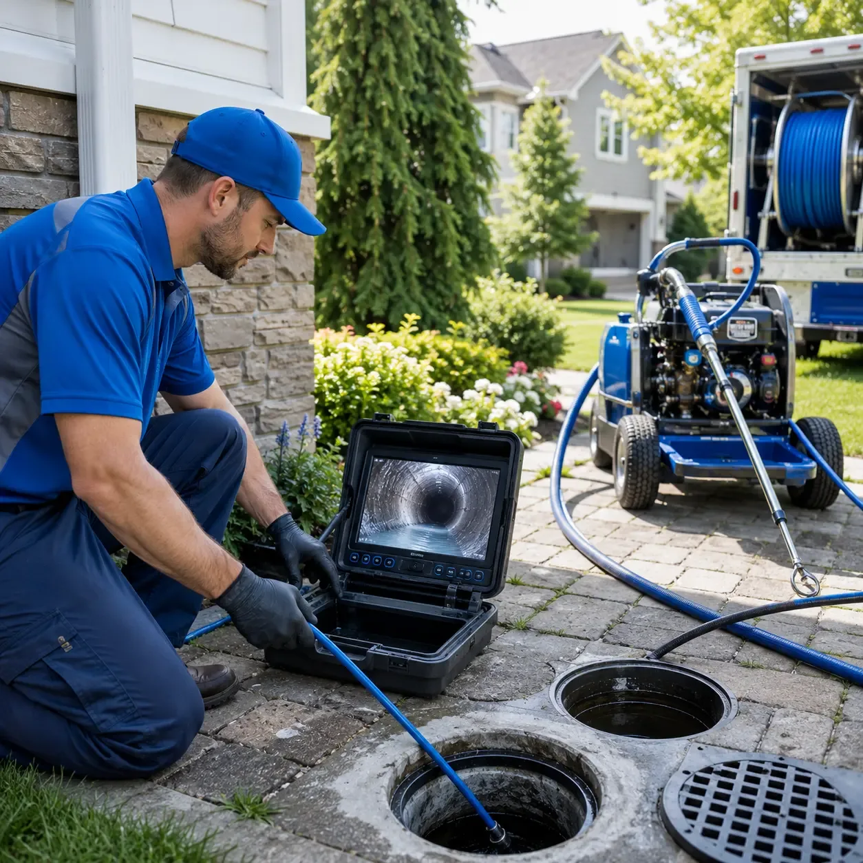 Outdoor drain cleaning professionals serving Morris, IN